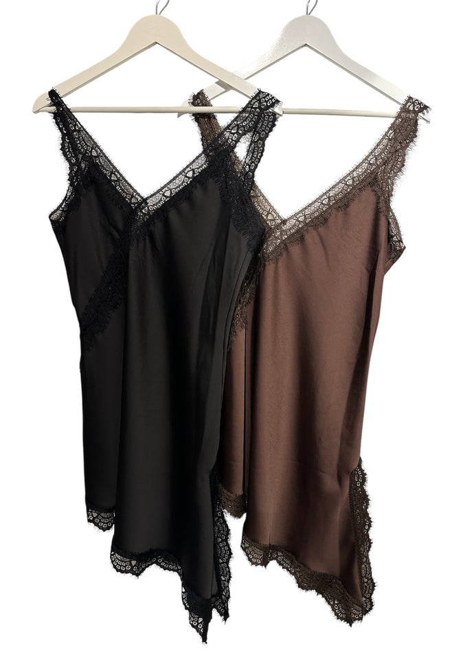 Lace Dress Braun & Schwarz