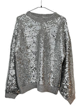 Lade das Bild in den Galerie-Viewer, Sequin Pullover | Grau
