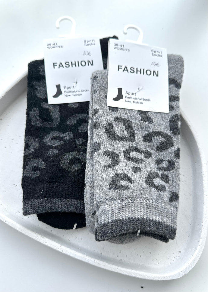 Leo Wollsocken | Schwarz & Grau