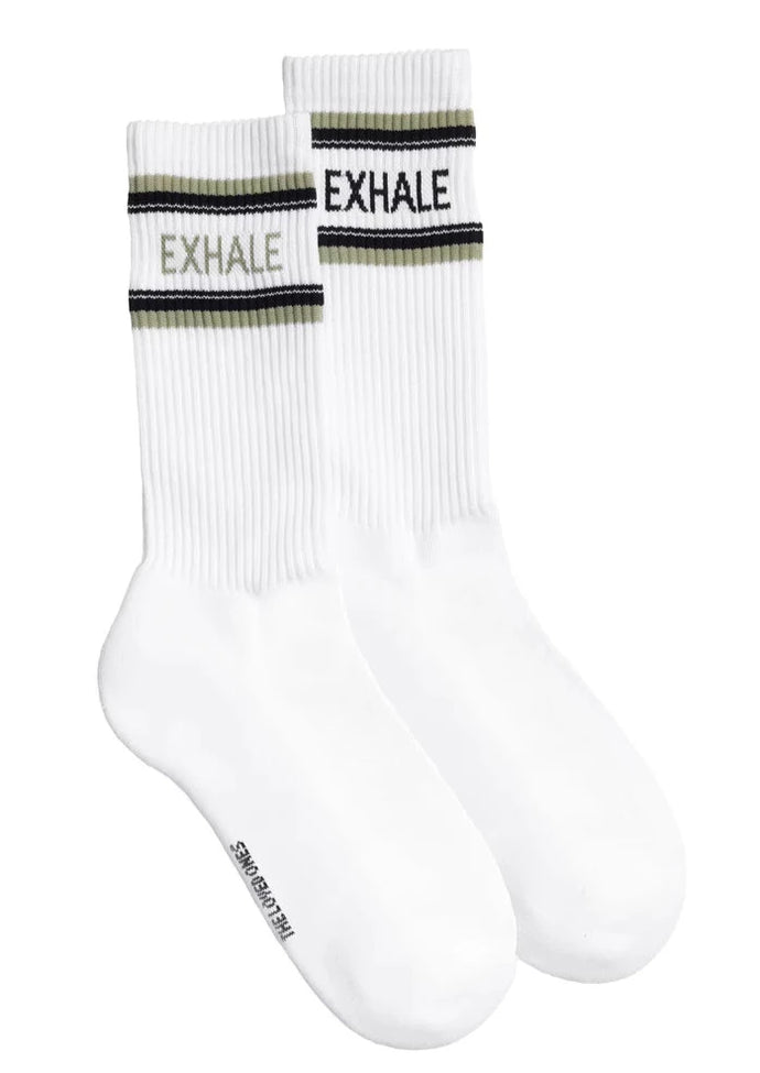 Inhale Exhale Socken | Loones