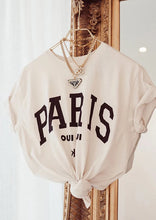 Lade das Bild in den Galerie-Viewer, Offwhite T-Shirt &quot;PARIS&quot; | Pinned by K
