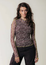 Lade das Bild in den Galerie-Viewer, Zebra Mesh Top &quot;NEYO&quot;  | Colourful Rebel
