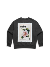 Lade das Bild in den Galerie-Viewer, Sweatshirt „Cuba" Faded Black/Rose | Nice Peace
