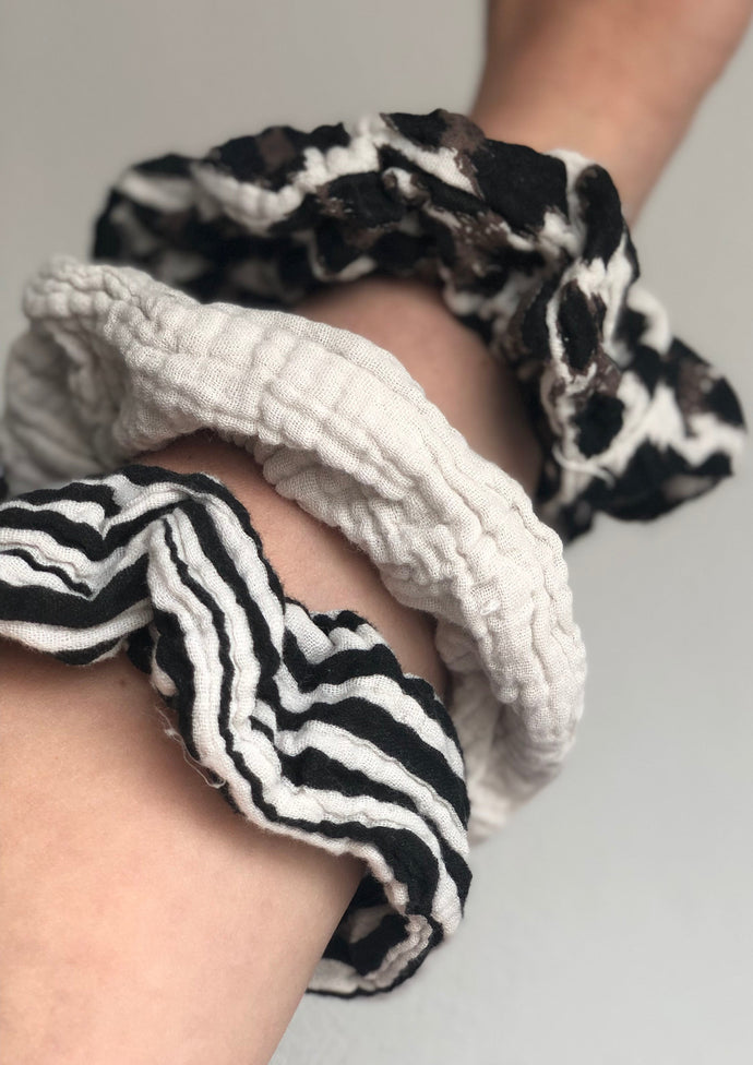 Scrunchie aus Musselin | 3 Farben