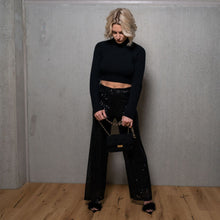 Lade das Bild in den Galerie-Viewer, All Over Glitter Pants | Schwarz
