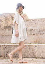 Lade das Bild in den Galerie-Viewer, Tunikakleid aus Musselin | Light Beige
