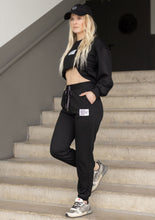 Lade das Bild in den Galerie-Viewer, Casual Jogger Set &quot;AVA&quot; | Schwarz
