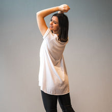 Lade das Bild in den Galerie-Viewer, Long Basic T-Shirt | Weiß
