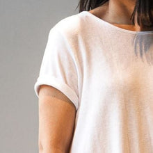 Lade das Bild in den Galerie-Viewer, Long Basic T-Shirt | Weiß
