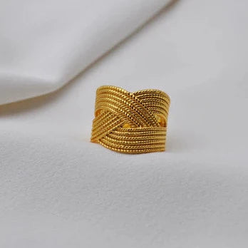 Love Ring | Sterling Silber vergoldet | pél yo