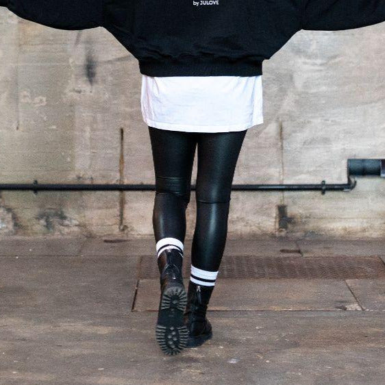 Vegane Lederleggings 