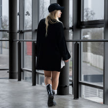 Lade das Bild in den Galerie-Viewer, Long Pullover &quot;MIA&quot; | Schwarz
