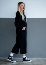 Lade das Bild in den Galerie-Viewer, Hoodiekleid &quot;PAULA&quot; | Schwarz
