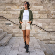 Lade das Bild in den Galerie-Viewer, Long Blazer &quot;STOCKHOLM&quot; | Khaki
