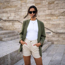 Lade das Bild in den Galerie-Viewer, Long Blazer &quot;STOCKHOLM&quot; | Khaki
