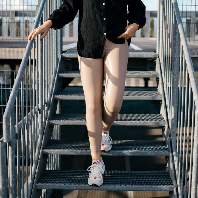 Vegane Lederleggings 