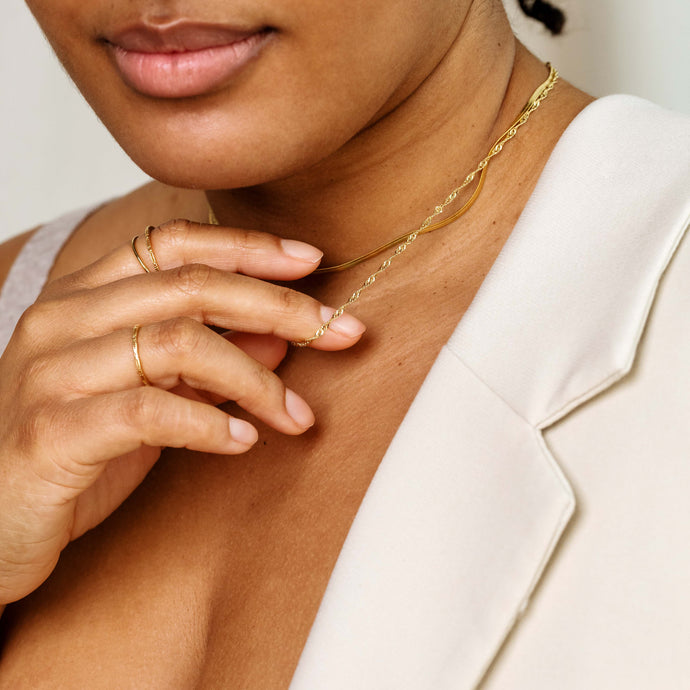 Twisted Necklace | Gold